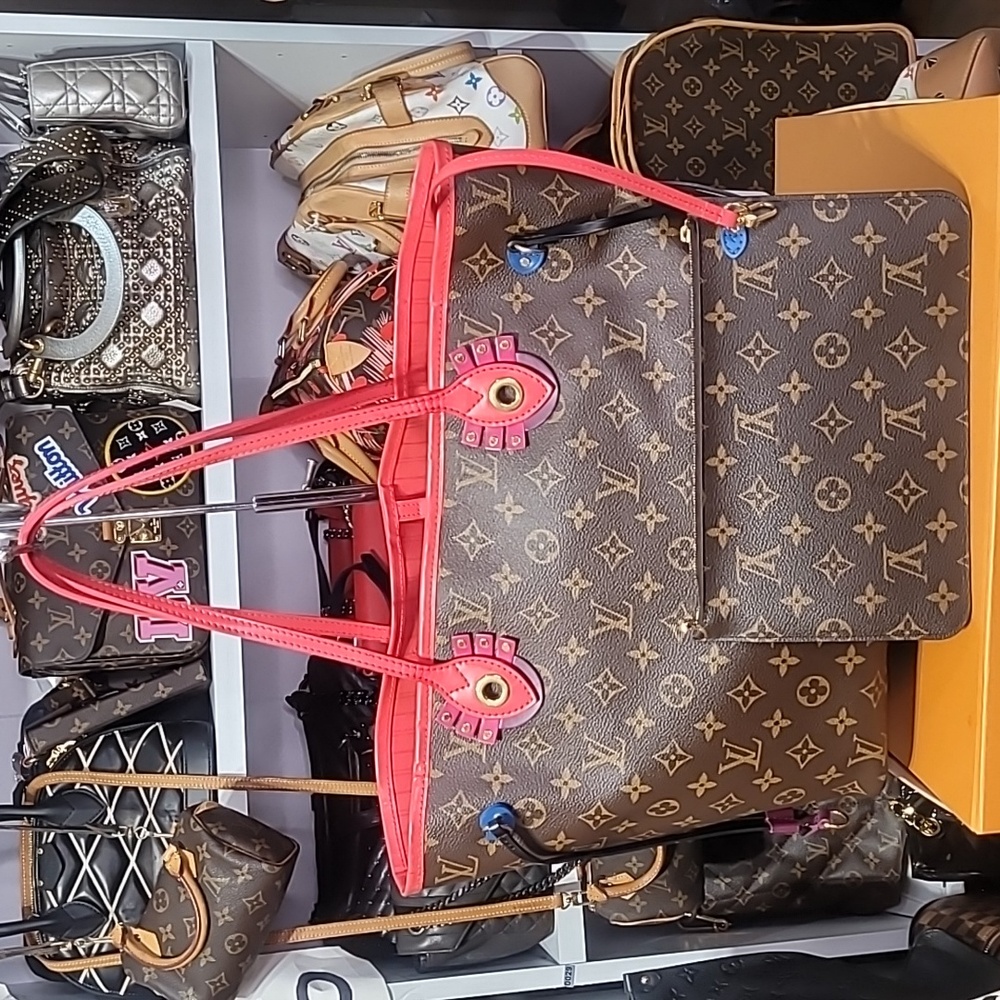 Louis Vuitton Neverfull NM Tote Limited Edition Colored Monogram